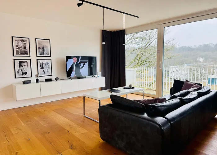 Stilvolles 007 Penthouse Naehe Duesseldorf Koeln Wuppertal