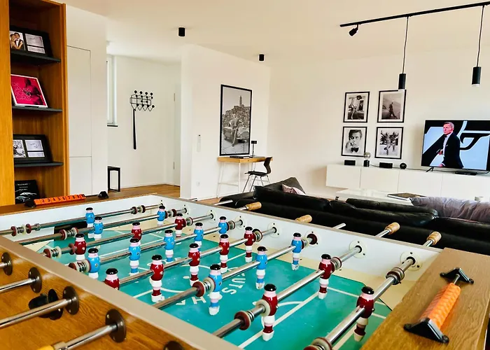 Stilvolles 007 Penthouse Naehe Duesseldorf Koeln Apartmán Wuppertal