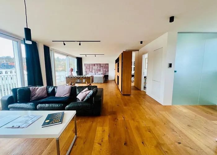 Stilvolles 007 Penthouse Naehe Duesseldorf Koeln